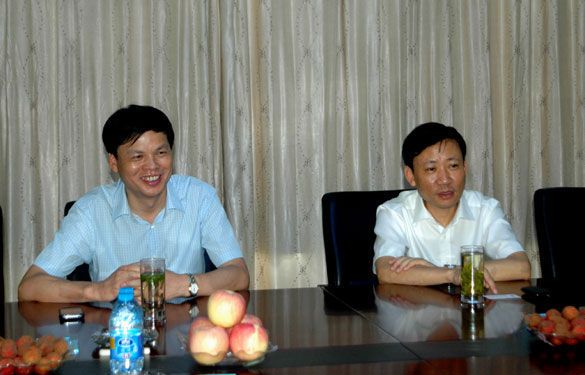 常州市公安局副局长顾锋一行来凯发k8集团走访