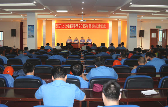 做好传帮带 专心育人才——凯发k8电缆举行2015年师徒结对仪式