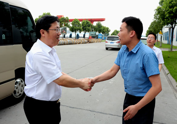 浙江省衢州市政府代表团一行来凯发k8集团旅行考察