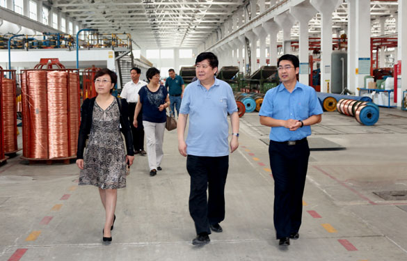 常州市新北区人大向导一行来凯发k8集团调研