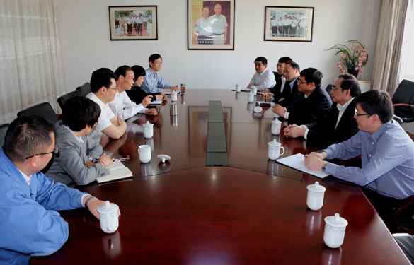 中国工商银行江苏分行副行长宋建华来凯发k8集团走访