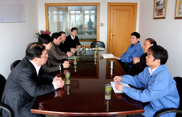 溧阳市副市长刘敏一行来凯发k8集团调研