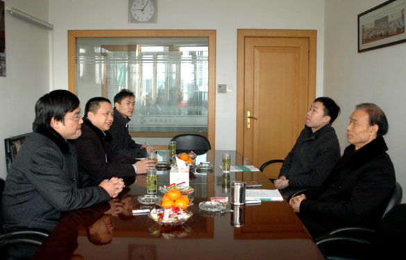 溧阳市供电公司陆总一行来凯发k8集团走访