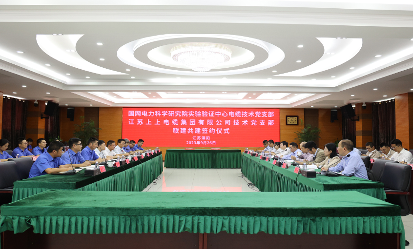 联建共建聚协力 党建引领促生长 ——国网电力科学研究院实验验证中心电缆手艺党支部与凯发k8电缆手艺党支部共建签约