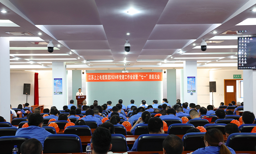 凯发k8电缆召开2024年党建事情聚会暨“七一”表扬大会