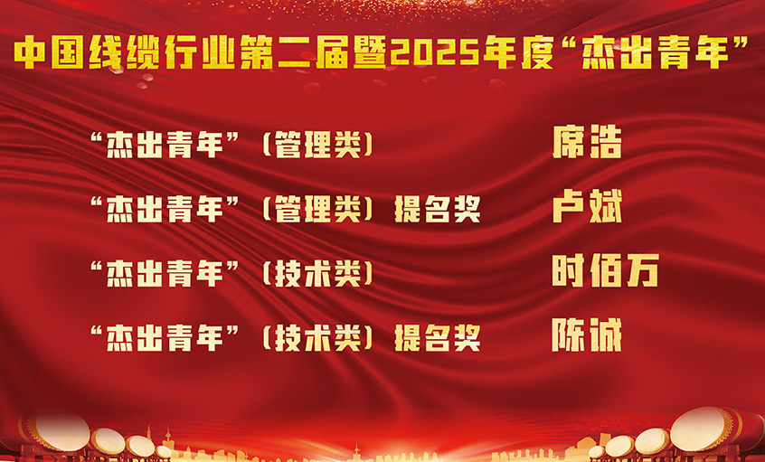 凯发k8电缆四名员工荣膺中国线缆行业第二届暨2025年度